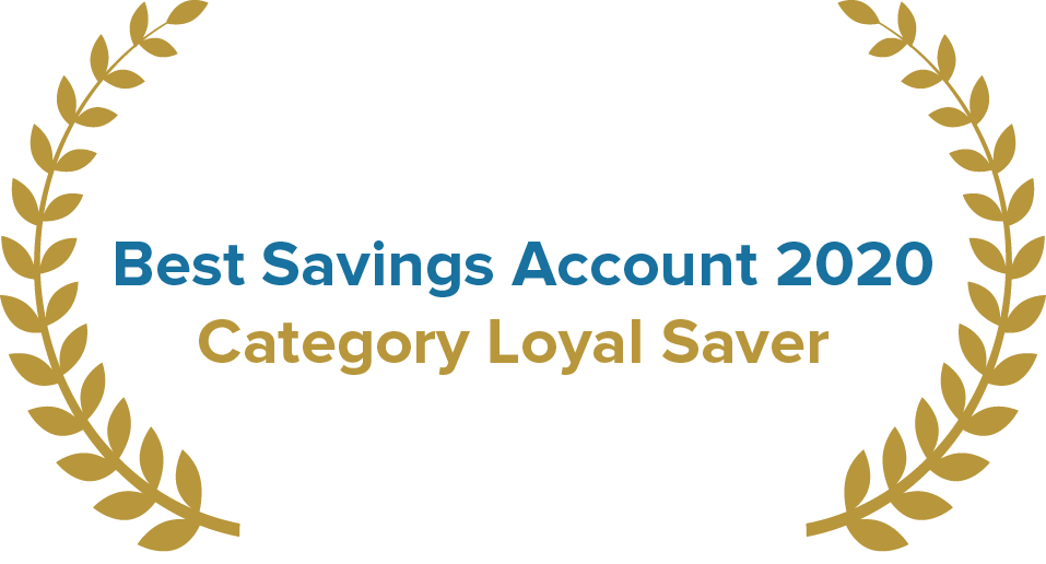 Best savings account 2020 - Category Loyal Saver - Award by TopCompare
