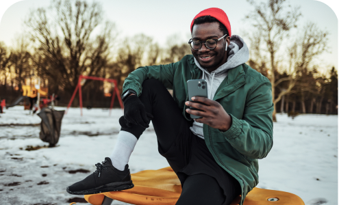 Homme au téléphone