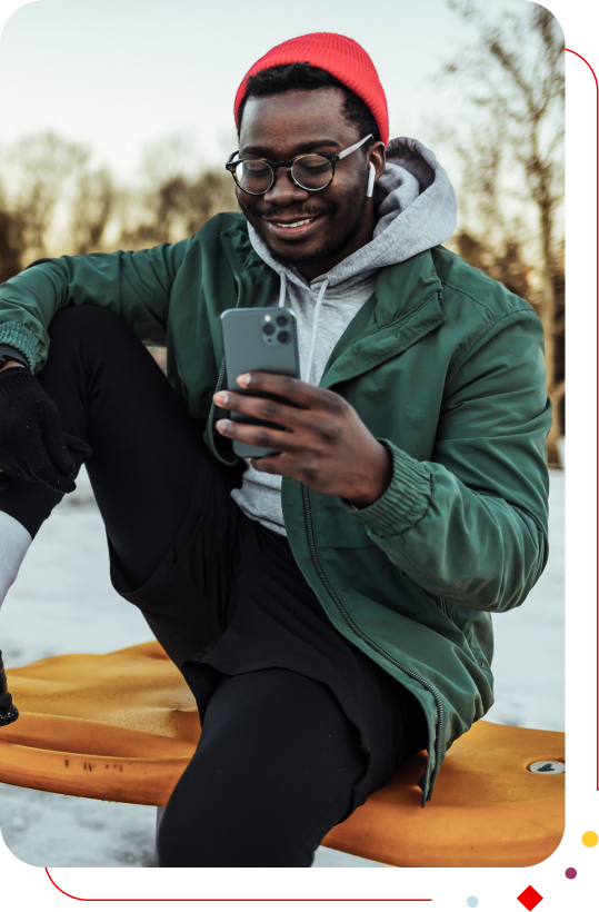 Homme au téléphone