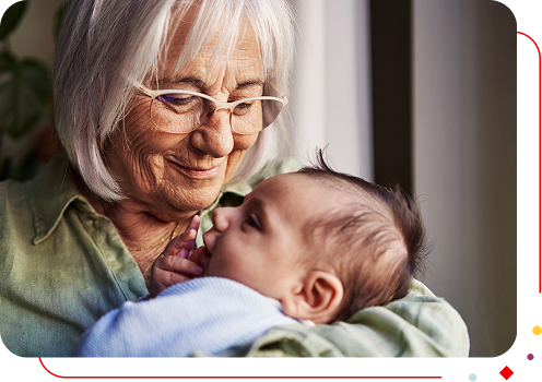 Grand-mère et petite-fille