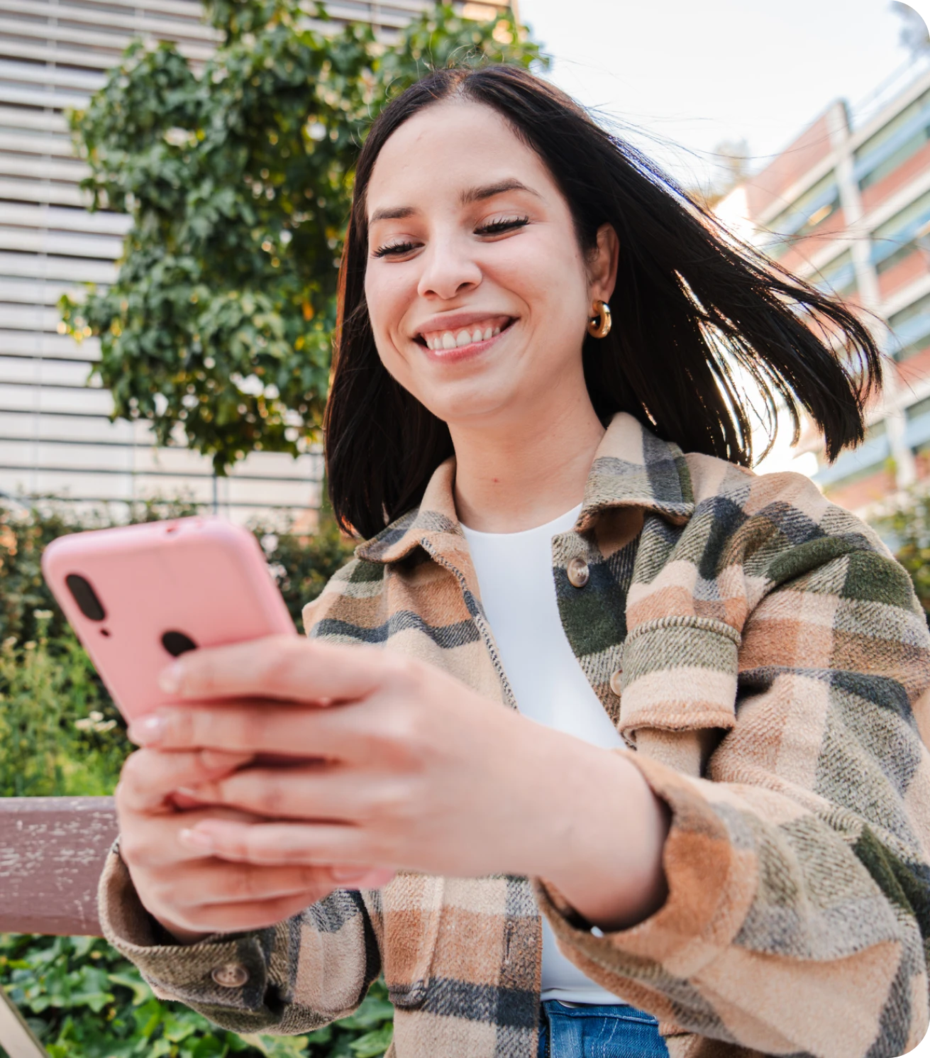 Femme au téléphone