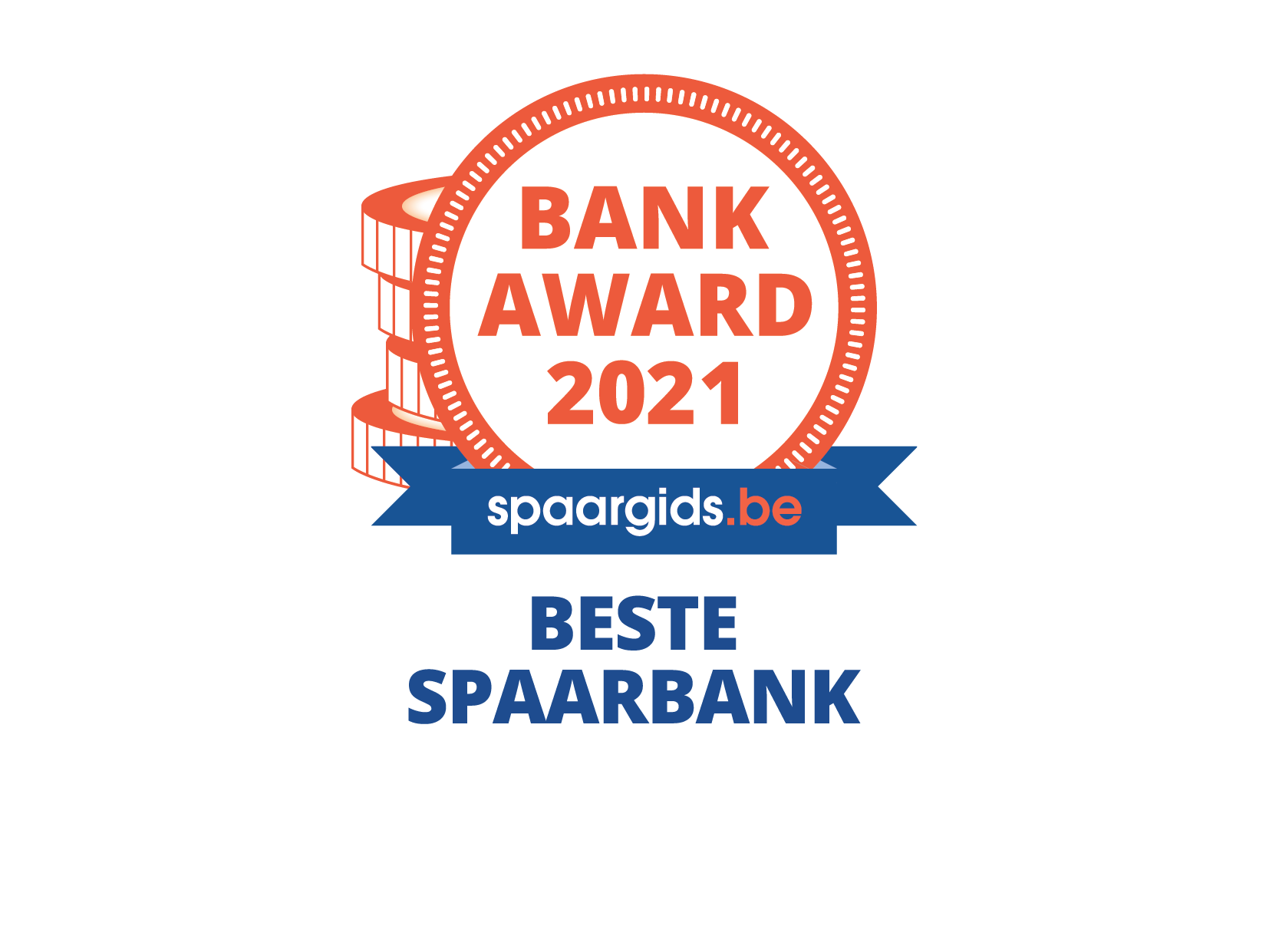 Bank Award 2021 spaargids.be - Beste spaarbank