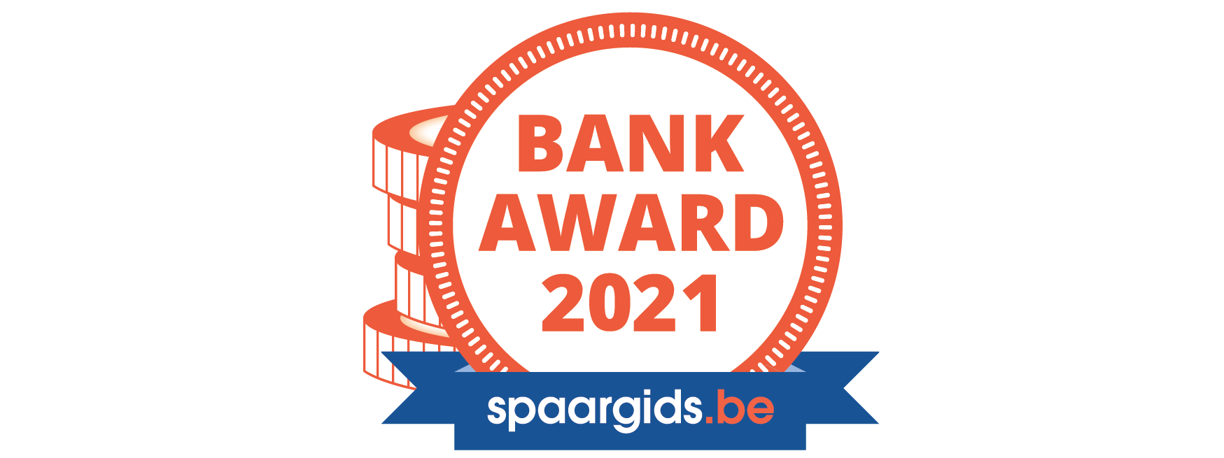 Bank Award 2021 spaargids.be - Beste spaarbank