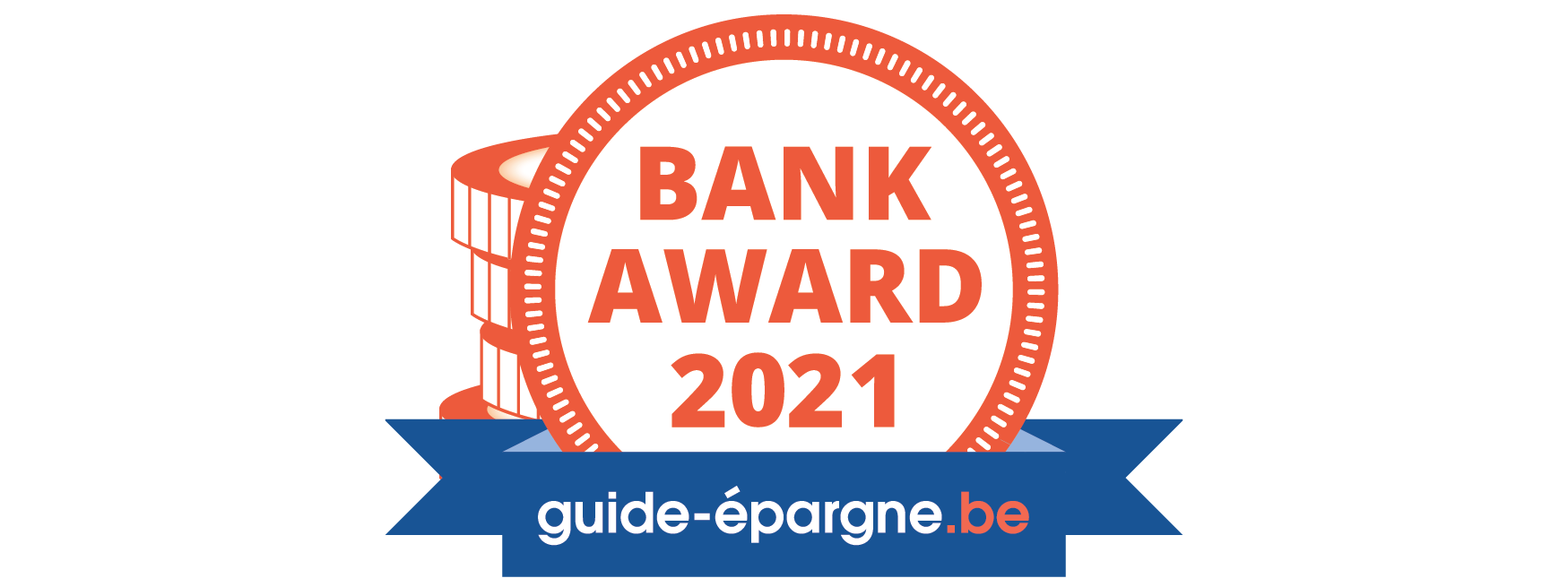 Bank Award 2021 guide-épargne.be - Meilleure banque d'épargne